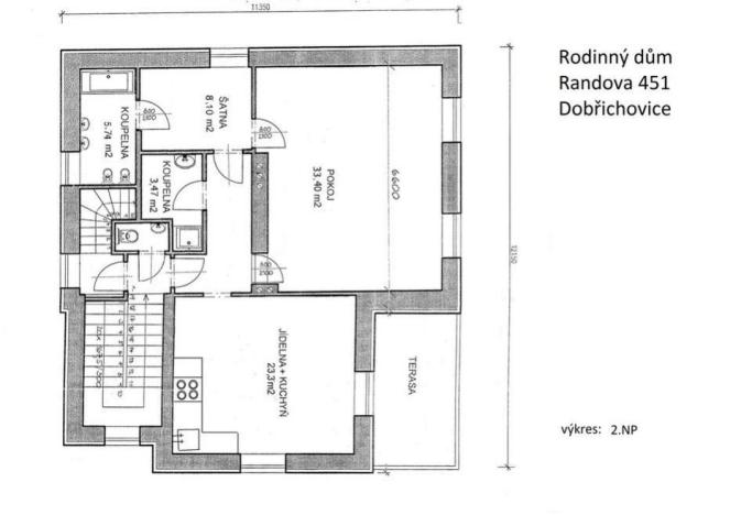 Prodej rodinného domu, Dobřichovice, Randova, 262 m2