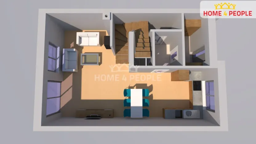 Prodej rodinného domu, Pohořelice - Nová Ves, 101 m2