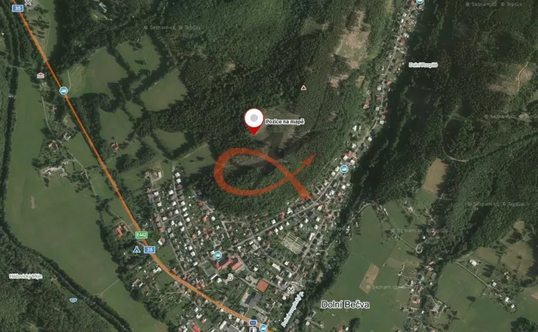 Prodej lesa, Dolní Bečva, 29219 m2