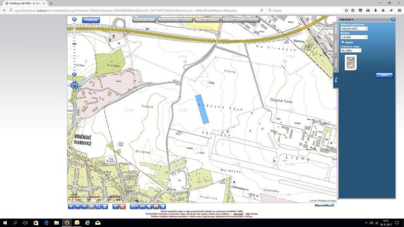 Prodej pozemku pro komerční výstavbu, Brno, Hanácká