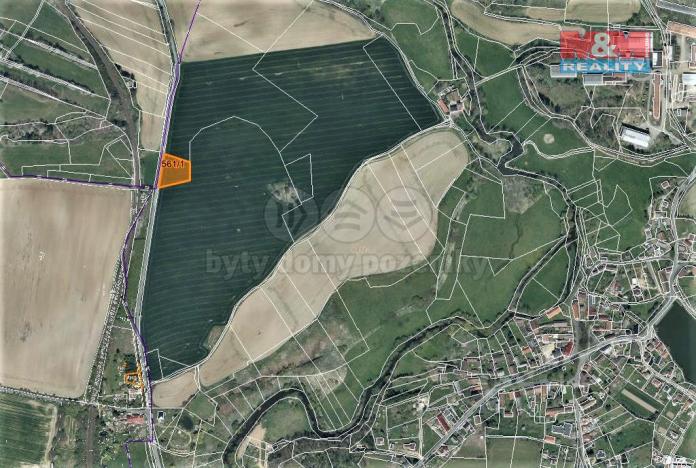 Prodej zemědělské půdy, Vrčeň, 1366 m2