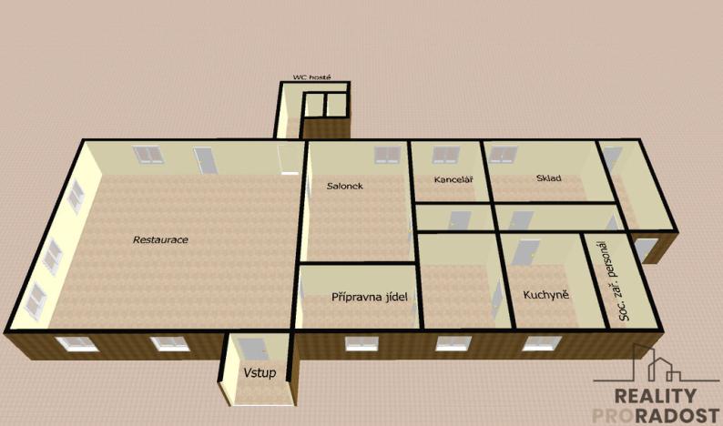Prodej ubytování, Budišov nad Budišovkou, Československé armády, 290 m2