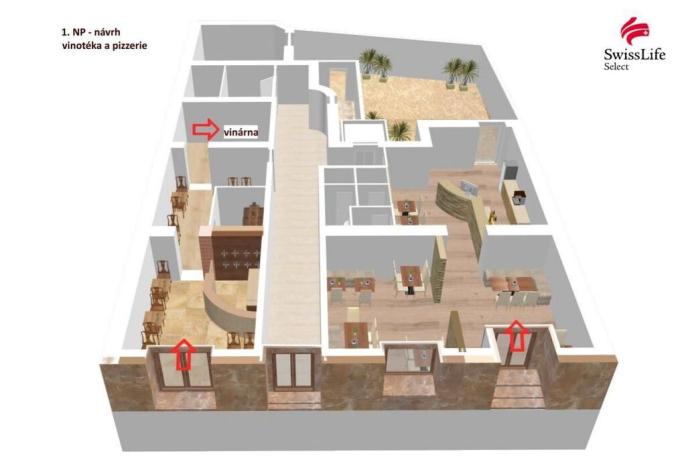 Prodej obchodního prostoru, Brno, Francouzská, 404 m2