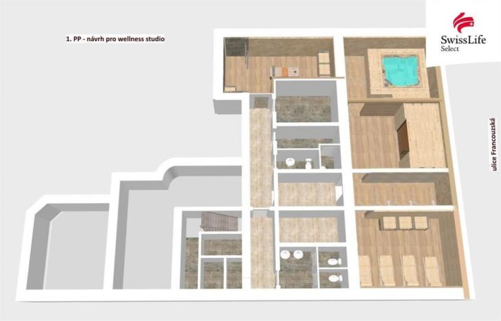 Prodej obchodního prostoru, Brno, Francouzská, 404 m2