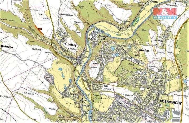 Prodej lesa, Hrdlořezy, 3528 m2