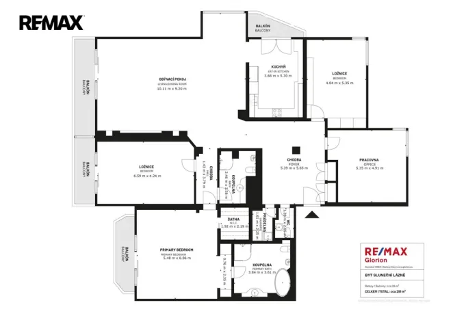 Prodej bytu 5+1, Karlovy Vary, U Imperiálu, 253 m2
