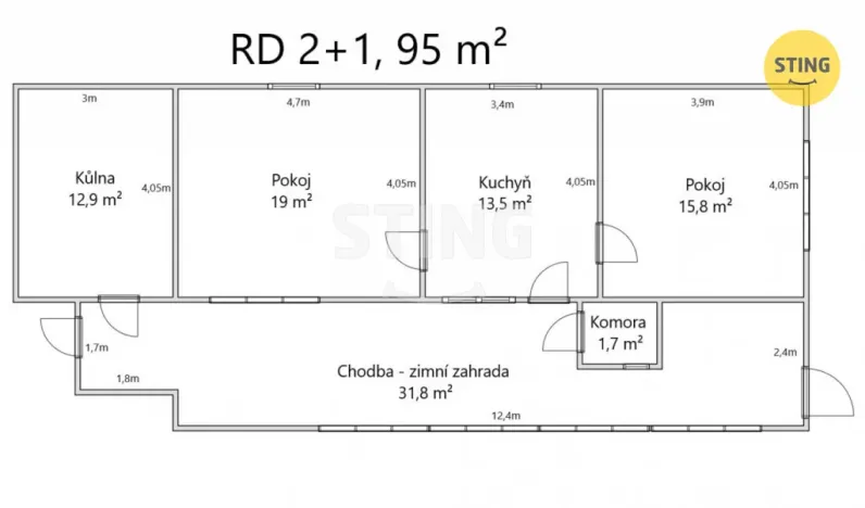 Prodej chalupy, Starý Hrozenkov, 63 m2