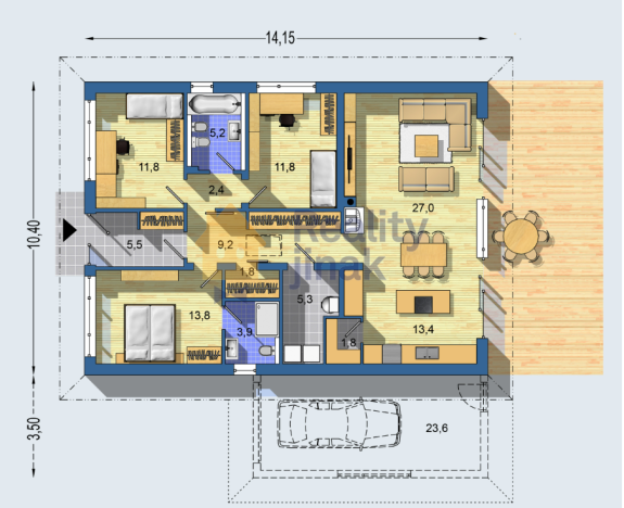 Prodej pozemku pro bydlení, Novosedly, 950 m2