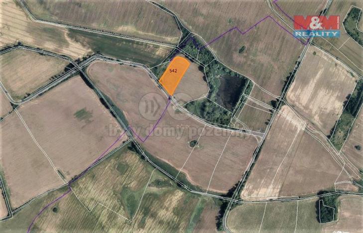 Prodej zemědělské půdy, Mašťov, 8153 m2