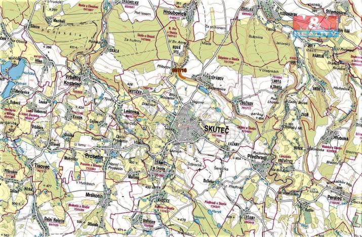 Prodej lesa, Skuteč, 8078 m2