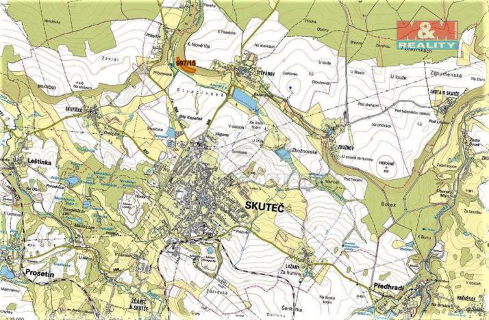 Prodej lesa, Skuteč, 14689 m2