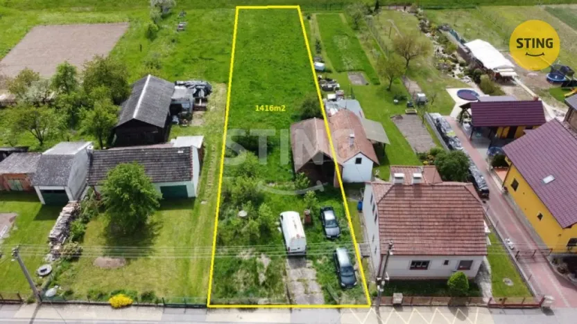 Prodej pozemku pro bydlení, Moravičany - Mitrovice, 1416 m2
