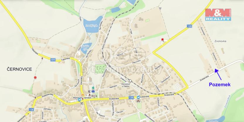 Prodej pozemku pro bydlení, Černovice, 2821 m2