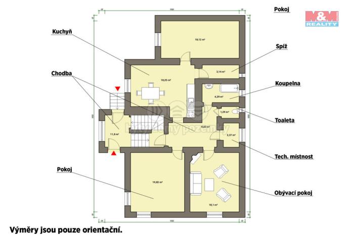 Prodej rodinného domu, Cheb, Pražská, 248 m2