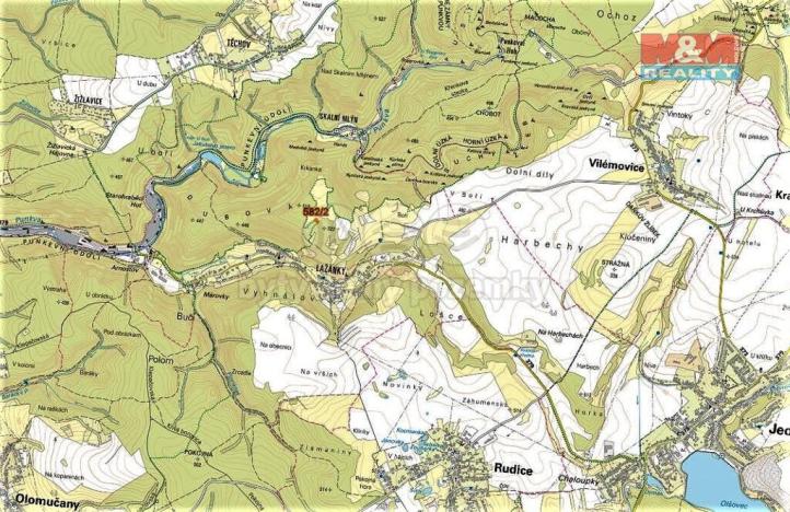 Prodej louky, Blansko, 2157 m2