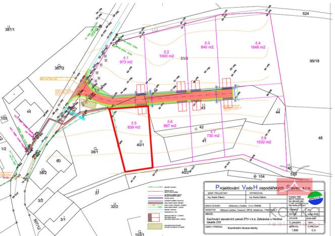 Prodej pozemku pro bydlení, Herálec - Zdislavice, 839 m2