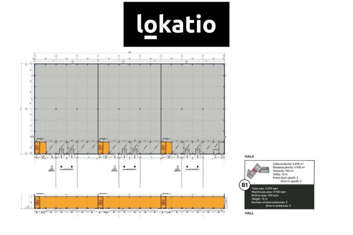 Pronájem skladu, Tuchoměřice, Ke Kopanině, 3307 m2