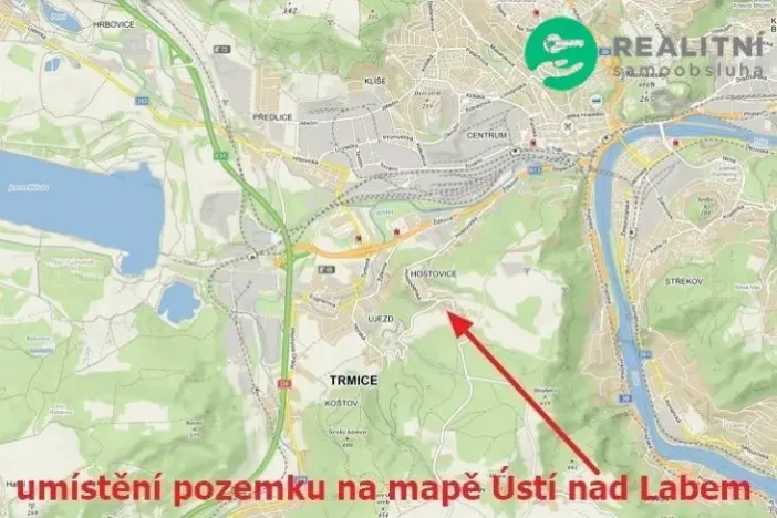 Prodej pozemku pro bydlení, Ústí nad Labem, 4474 m2