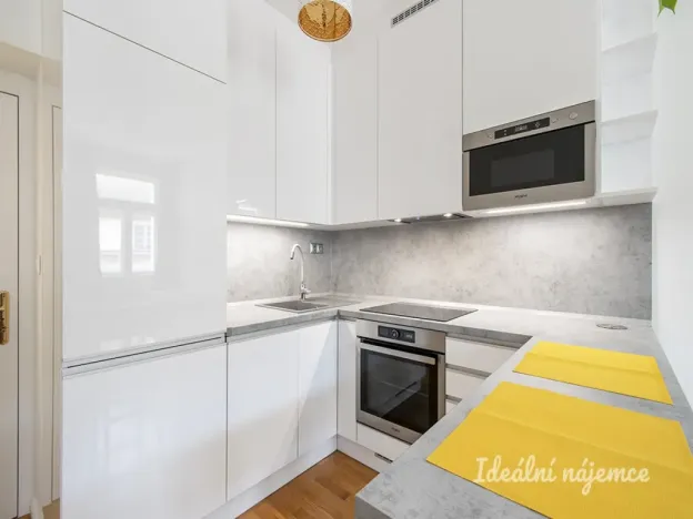 Pronájem bytu 1+kk, Praha - Vinohrady, Záhřebská, 28 m2