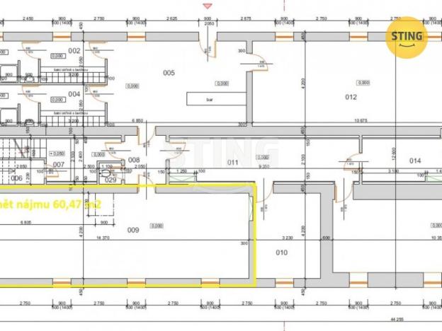 Pronájem obchodního prostoru, Havířov, Tesařská, 61 m2