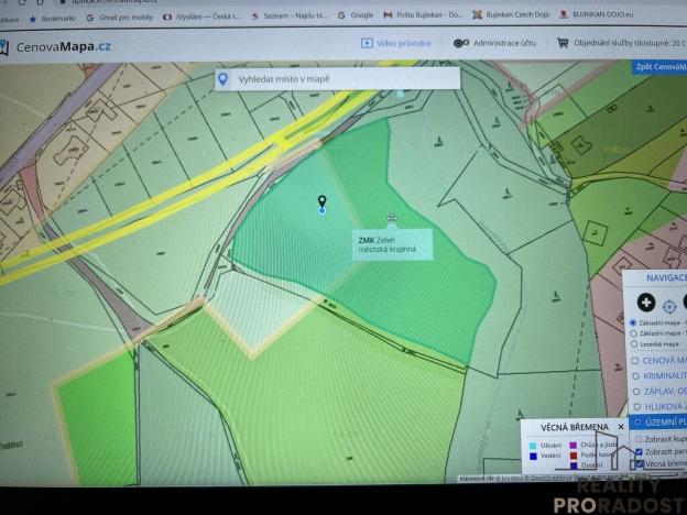 Prodej pole, Praha - Lipence, 15818 m2