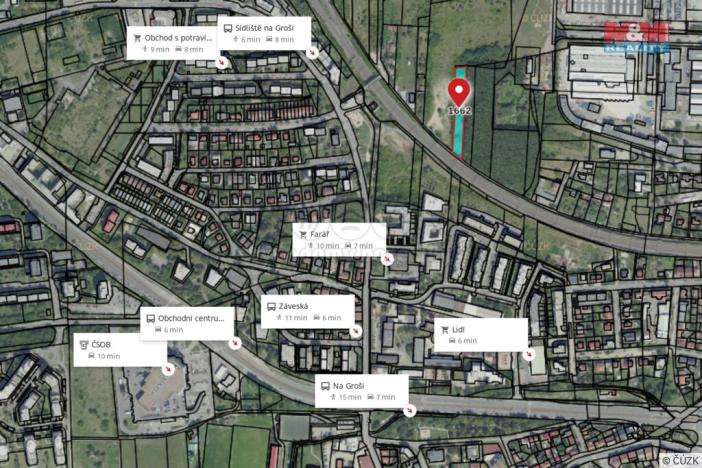 Prodej zahrady, Praha - Hostivař, 2670 m2