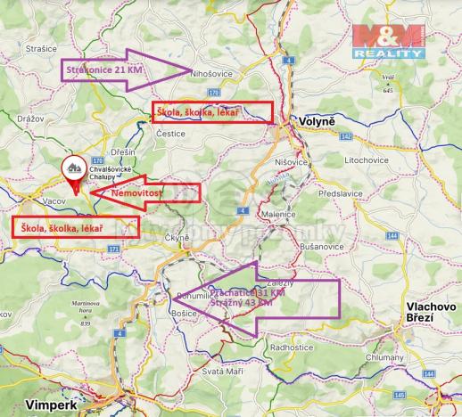 Prodej rodinného domu, Dřešín - Chvalšovice, 134 m2