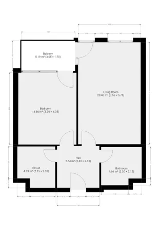 Pronájem bytu 2+kk, Praha - Žižkov, Olgy Havlové, 52 m2