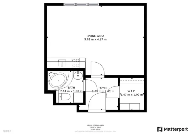 Pronájem bytu 1+kk, Praha - Záběhlice, Mattioliho, 33 m2