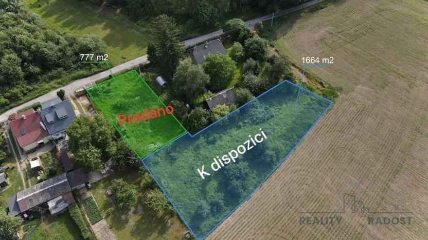 Prodej pozemku pro bydlení, Grygov, 1660 m2