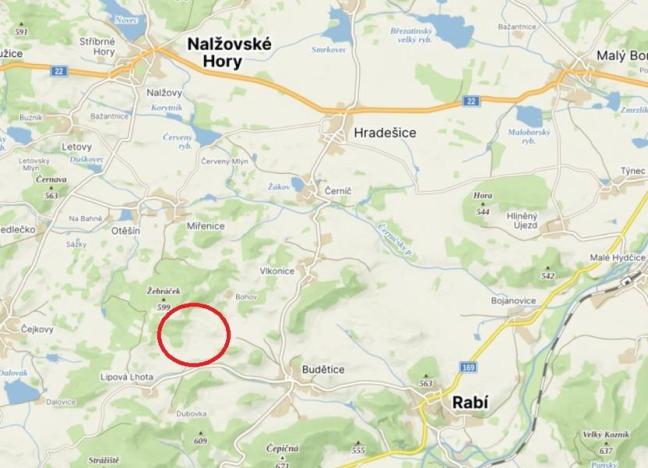 Prodej trvalého travního porostu, Budětice, 28478 m2