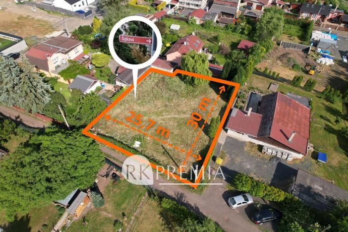 Prodej pozemku pro bydlení, Teplice, Šípková, 738 m2