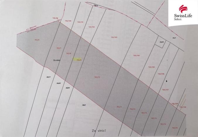Prodej zemědělské půdy, Praha - Michle, 36799 m2