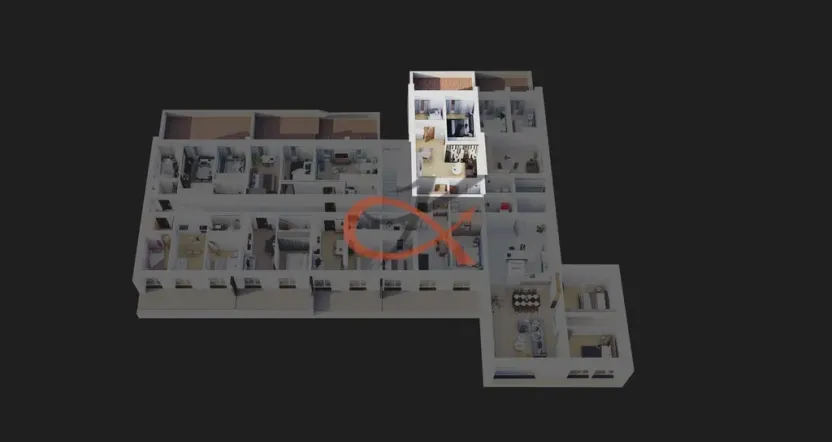 Prodej bytu 3+kk, Horní Bečva, 58 m2