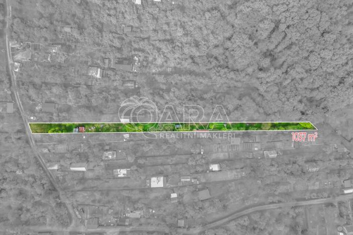 Prodej zahrady, Brno - Jundrov, 1037 m2