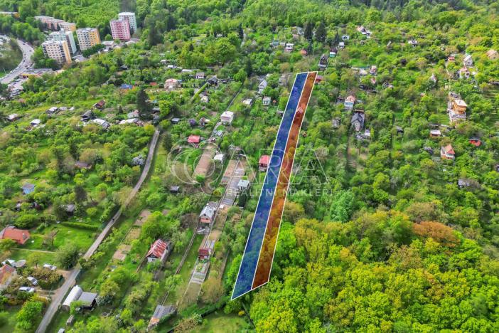 Prodej zahrady, Brno - Jundrov, 1037 m2