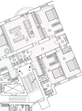 Pronájem bytu 4+kk, Praha - Vinohrady, Laubova, 56 m2