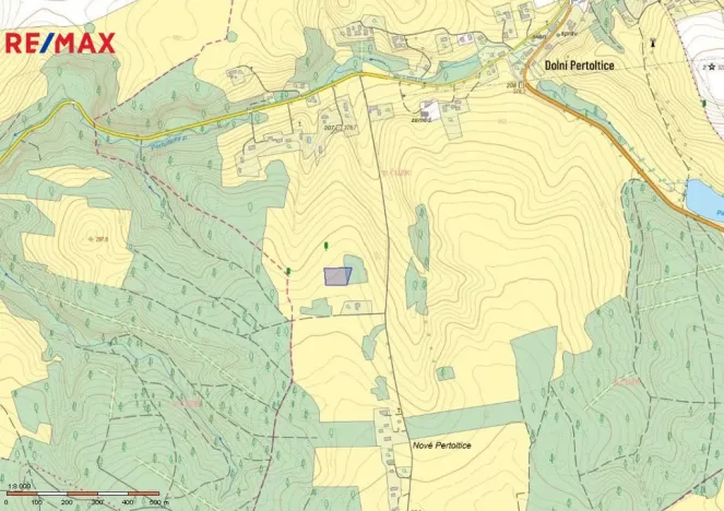 Prodej pozemku pro bydlení, Pertoltice, 4488 m2