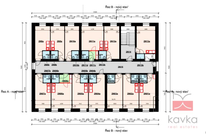 Prodej činžovního domu, Humpolec, Pražská, 1335 m2