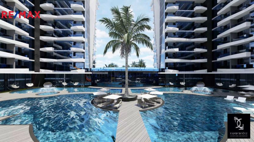 Prodej bytu 1+1, Avsallar,Turecko, 50 m2