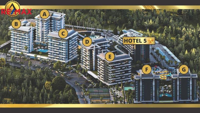 Prodej bytu 1+1, Avsallar,Turecko, 50 m2