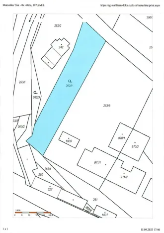 Prodej pozemku pro bydlení, Stříbrná Skalice, Sázavská, 1583 m2