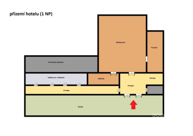 Prodej ubytování, Loučeň - Patřín, Jivák, 1150 m2