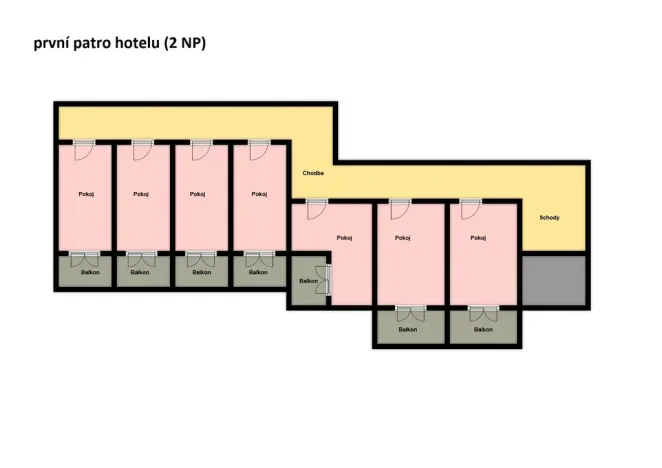 Prodej ubytování, Loučeň - Patřín, Jivák, 1150 m2