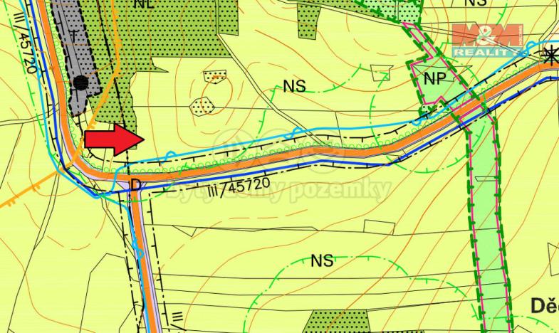 Prodej trvalého travního porostu, Liptaň - Horní Povelice, 9152 m2