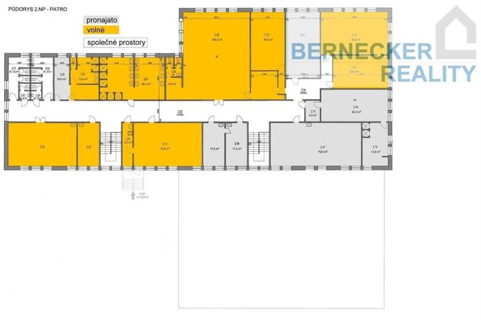 Pronájem kanceláře, Sedlčany, Na Červeném Hrádku, 450 m2