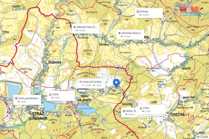 Prodej pozemku pro bydlení, Hamr na Jezeře, 2001 m2