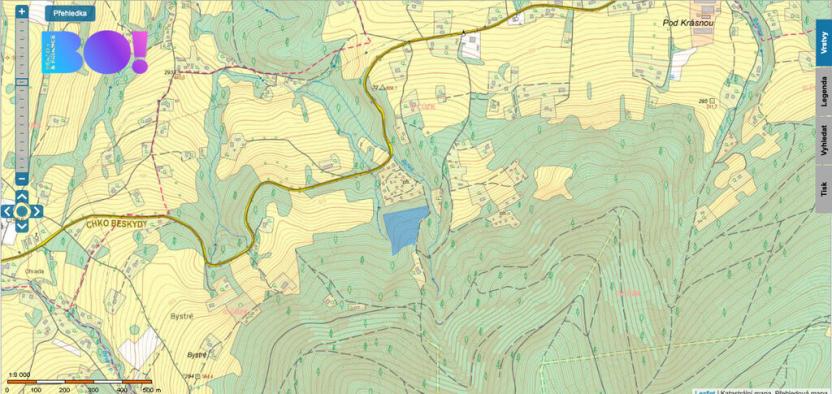 Prodej lesa, Krásná, 16557 m2