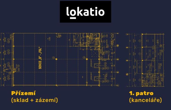 Pronájem skladu, Praha - Ruzyně, Na hůrce, 1414 m2