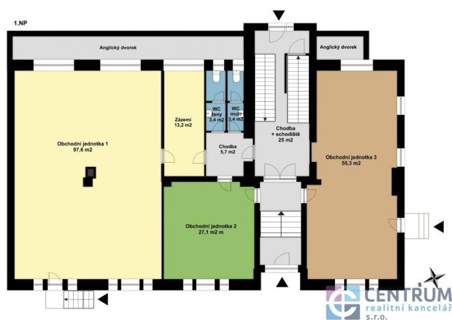 Prodej činžovního domu, Jablonec nad Nisou, Jugoslávská, 1404 m2